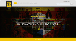 Desktop Screenshot of musicswaziland.com