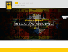 Tablet Screenshot of musicswaziland.com